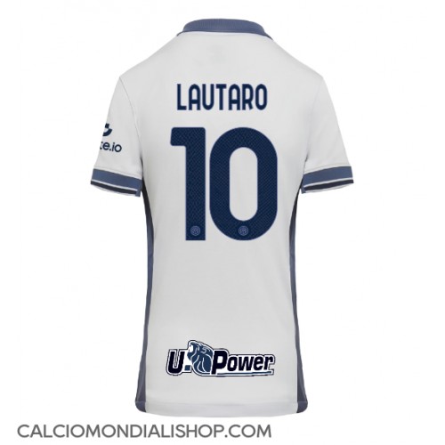 Maglie da calcio Inter Milan Lautaro Martinez #10 Seconda Maglia Femminile 2024-25 Manica Corta